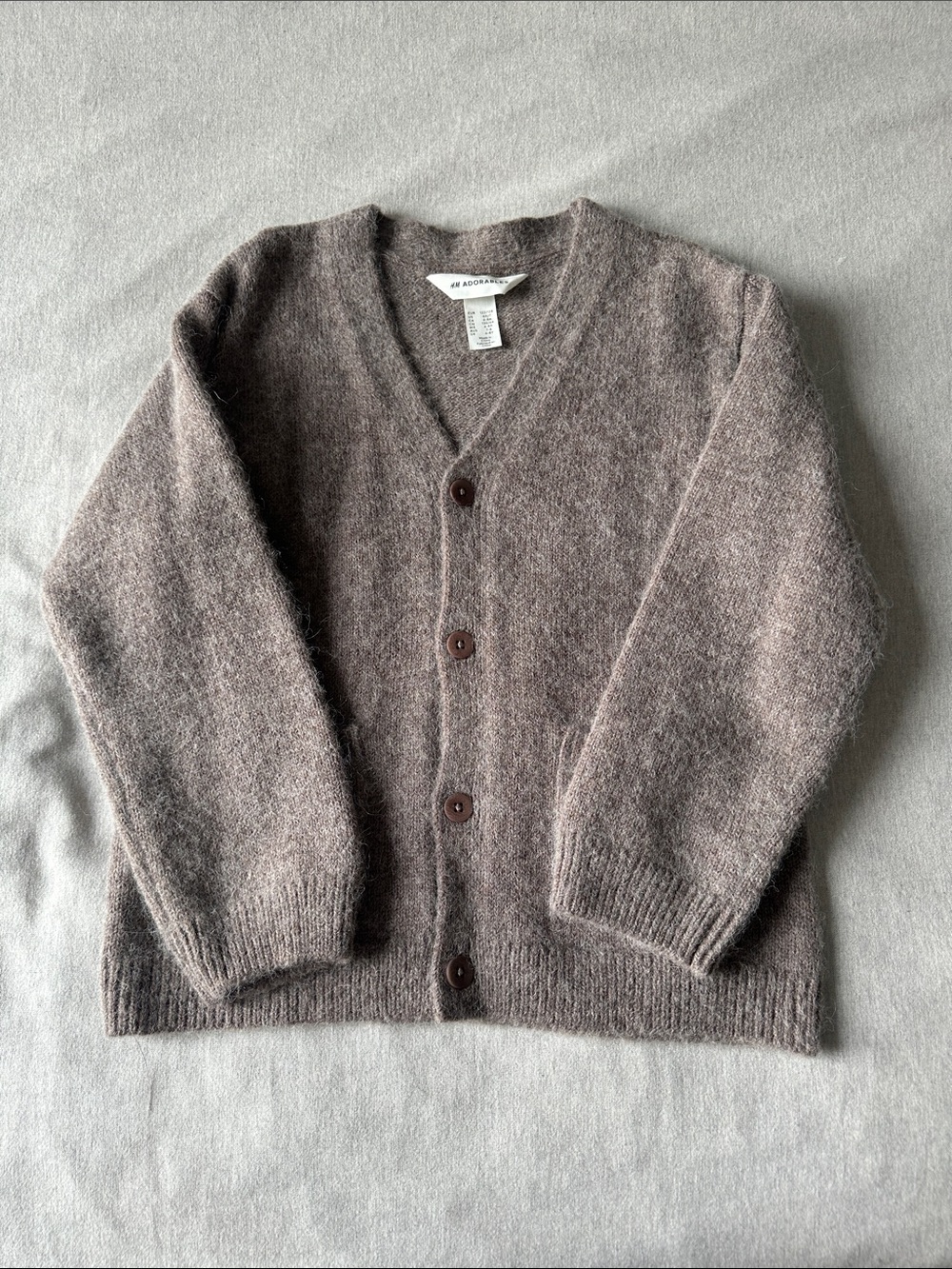 HM Boys Mohair V-Neck Cardigan size 7-8